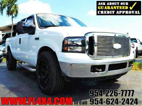 2005 Ford F-250 Super Duty for sale at TRANSCONTINENTAL CAR USA CORP in Fort Lauderdale FL