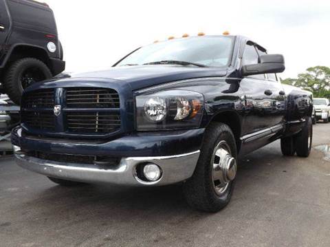 2007 Dodge Ram Pickup 3500 for sale at TRANSCONTINENTAL CAR USA CORP in Fort Lauderdale FL