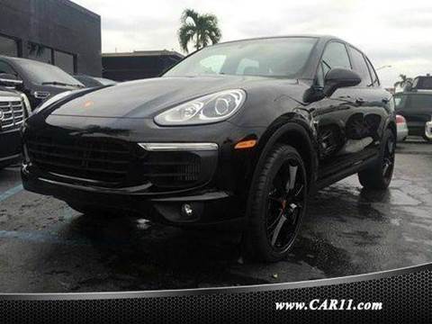 2015 Porsche Cayenne for sale at TRANSCONTINENTAL CAR USA CORP in Fort Lauderdale FL