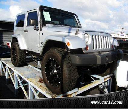 2009 Jeep Wrangler for sale at TRANSCONTINENTAL CAR USA CORP in Fort Lauderdale FL