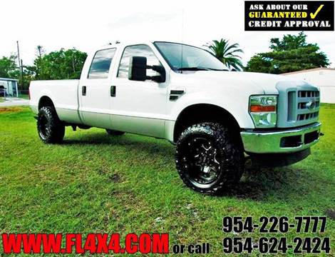 2008 Ford F-350 Super Duty for sale at TRANSCONTINENTAL CAR USA CORP in Fort Lauderdale FL