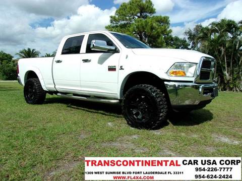 2012 RAM Ram Pickup 2500 for sale at TRANSCONTINENTAL CAR USA CORP in Fort Lauderdale FL