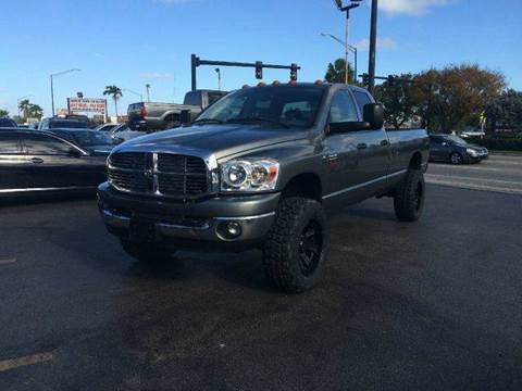 2009 Dodge Ram Pickup 3500 for sale at TRANSCONTINENTAL CAR USA CORP in Fort Lauderdale FL