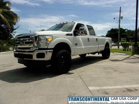 2011 Ford F-250 Super Duty for sale at TRANSCONTINENTAL CAR USA CORP in Fort Lauderdale FL