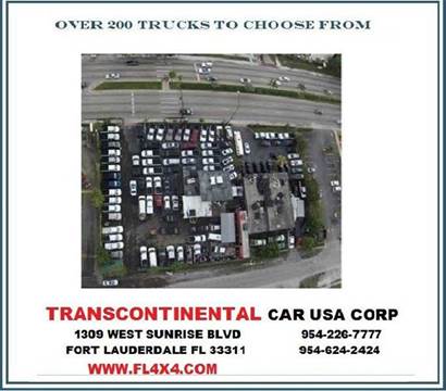 2008 GMC Sierra 1500 for sale at TRANSCONTINENTAL CAR USA CORP in Fort Lauderdale FL