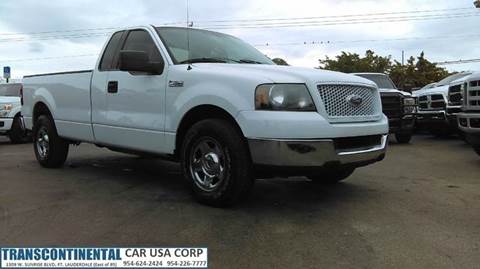 2004 Ford F-150 for sale at TRANSCONTINENTAL CAR USA CORP in Fort Lauderdale FL