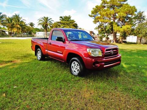 2008 Toyota Tacoma for sale at TRANSCONTINENTAL CAR USA CORP in Fort Lauderdale FL