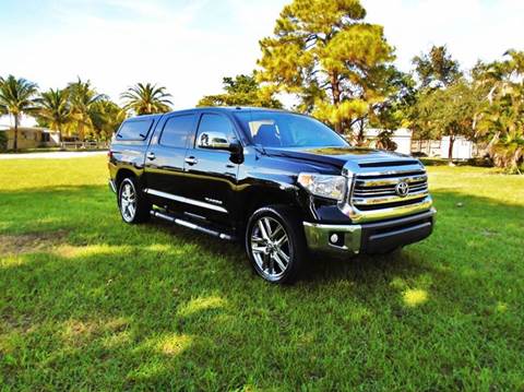 2014 Toyota Tundra for sale at TRANSCONTINENTAL CAR USA CORP in Fort Lauderdale FL