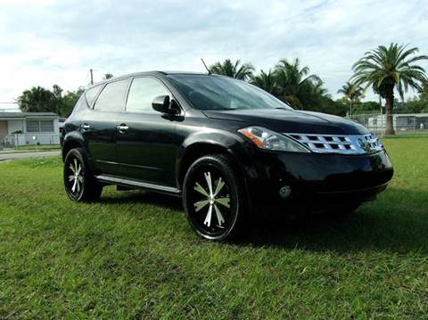 2005 Nissan Murano for sale at TRANSCONTINENTAL CAR USA CORP in Fort Lauderdale FL