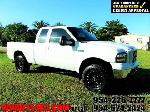 2004 Ford F-250 Super Duty for sale at TRANSCONTINENTAL CAR USA CORP in Fort Lauderdale FL