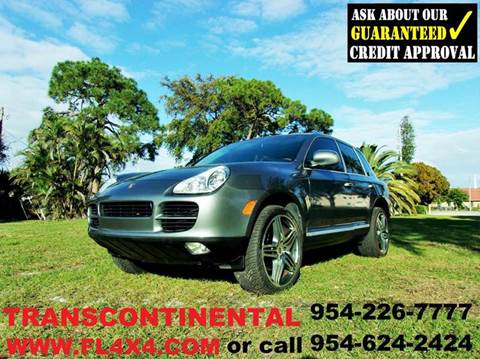 2004 Porsche Cayenne for sale at TRANSCONTINENTAL CAR USA CORP in Fort Lauderdale FL