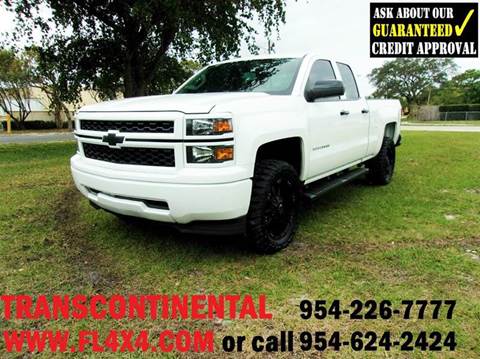 2014 Chevrolet Silverado 1500 for sale at TRANSCONTINENTAL CAR USA CORP in Fort Lauderdale FL